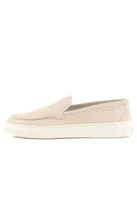 Poltopánky Woolrich Slip On Loafer Women Camoscio Beige