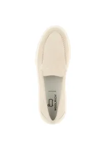 Poltopánky Woolrich Slip On Loafer Women Camoscio Beige