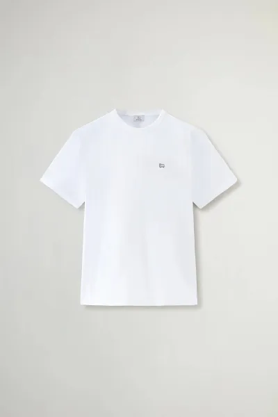 Tričko Woolrich Sheep Tee Bright White