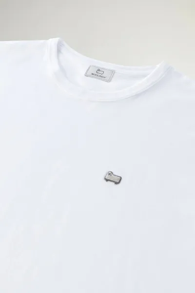 Tričko Woolrich Sheep Tee Bright White