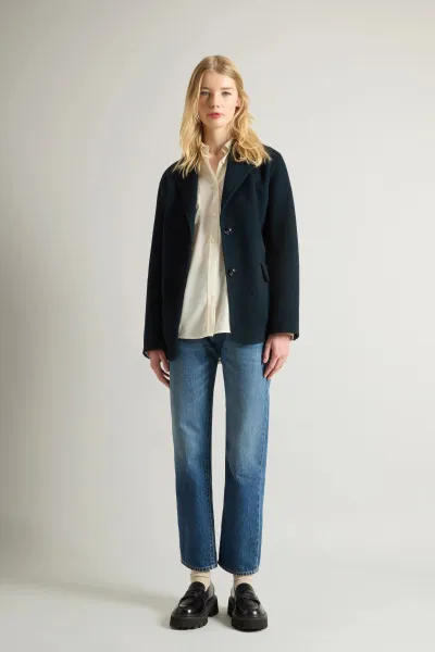 Košeľa Woolrich Washed Silk Shirt Milky Cream