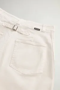 Nohavice Woolrich Utility Pockets Trouser Milky Cream