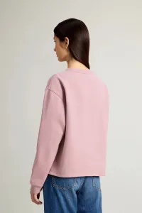 Mikina Woolrich Light Fleece Crewneck Woodrose