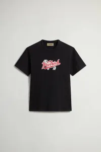 Tričko Woolrich Sheep Graphic T-Shirt Black