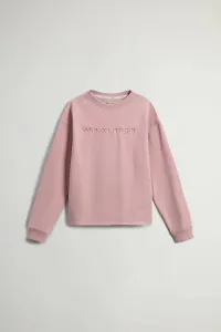 Mikina Woolrich Light Fleece Crewneck Woodrose