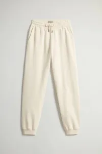 Tepláky Woolrich Light Fleece Pant Milky Cream