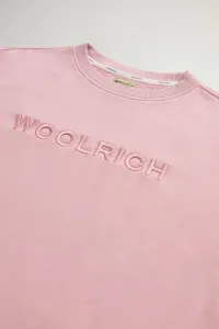 Mikina Woolrich Light Fleece Crewneck Woodrose