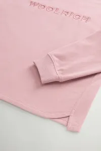 Mikina Woolrich Light Fleece Crewneck Woodrose