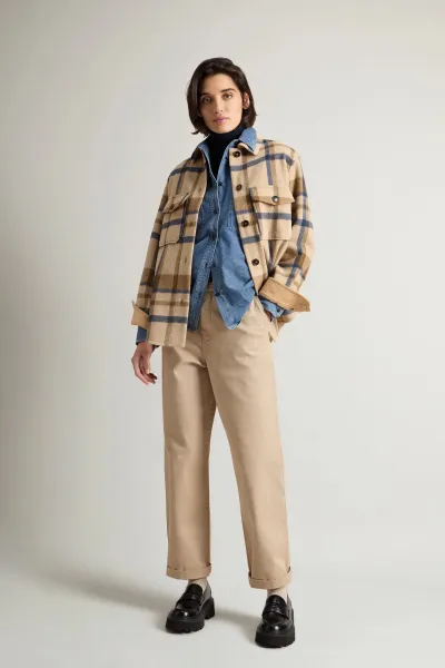 Košeľa Woolrich Chambray Shirt Citadel