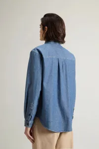 Košeľa Woolrich Chambray Shirt Citadel