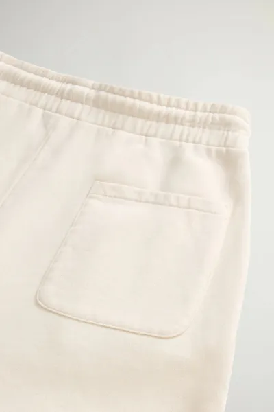 Tepláky Woolrich Light Fleece Pant Milky Cream