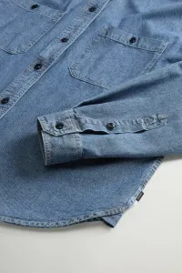 Košeľa Woolrich Chambray Shirt Citadel