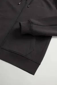 Mikina Woolrich Tech Full-Zip Hoodie Black