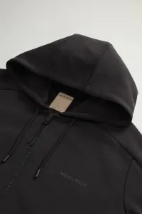 Mikina Woolrich Tech Full-Zip Hoodie Black