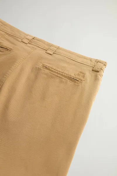 Nohavice Woolrich Classic Chino Pant Gold Khaki