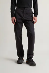 Nohavice Woolrich Garment Dyed Cargo Pant Black