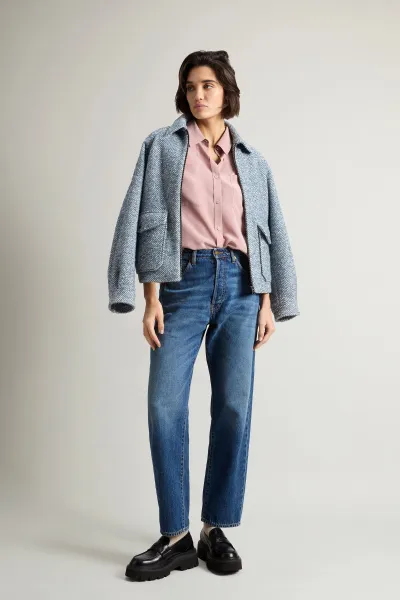 Košeľa Woolrich Washed Silk Shirt Woodrose