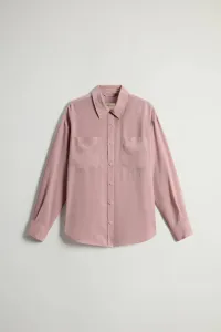 Košeľa Woolrich Washed Silk Shirt Woodrose