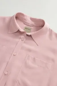 Košeľa Woolrich Washed Silk Shirt Woodrose