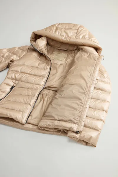 Bunda Woolrich Light Aliquippa Jacket Oxford Tan