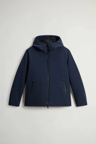 Bunda Woolrich Pacific Soft Shell Jacket Melton Blue