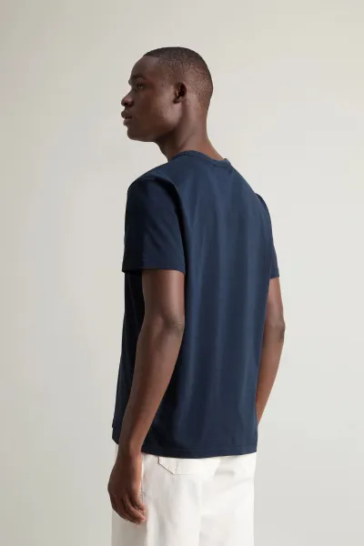 Tričko Woolrich Sheep Tee Melton Blue