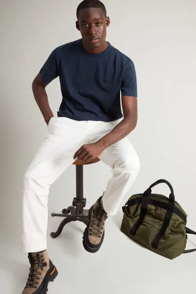 Tričko Woolrich Sheep Tee Melton Blue