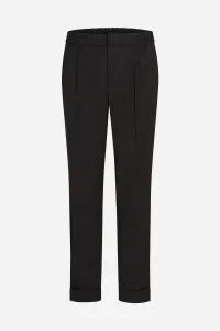 Nohavice Karl Lagerfeld Casual Wool Blend Pants Black
