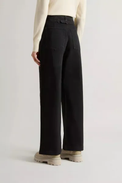 Nohavice Woolrich Utility Pockets Trouser Black