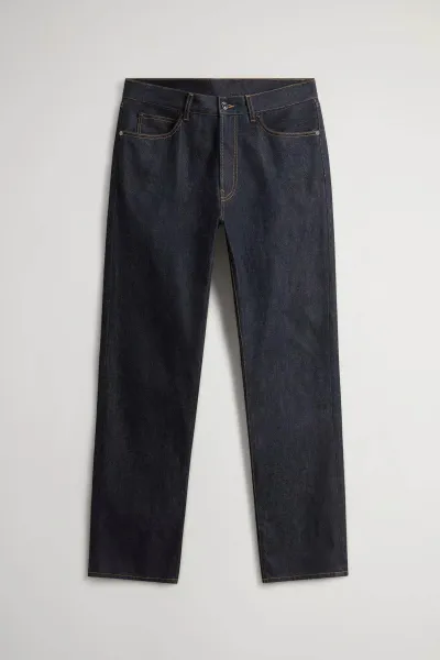 Džínsy Woolrich Selvedge Denim Pant Indigo