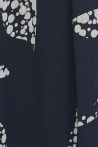 Šaty Dkny V-Neck Flutter Sleev Navy/Ivory