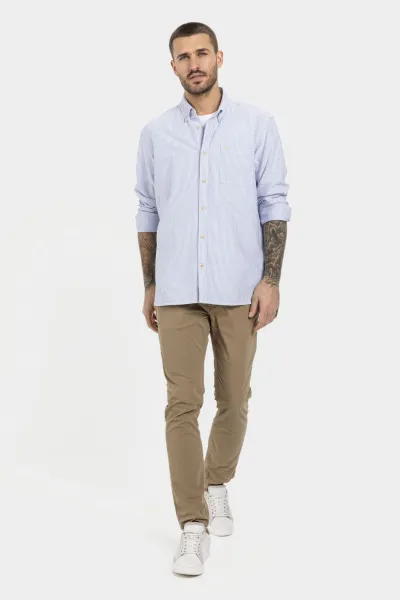 Košeľa Camel Active Longsleeve Shirt Skylight