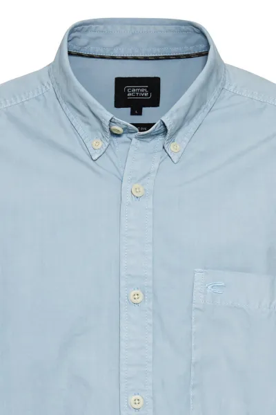 Košeľa Camel Active Longsleeve Shirt Smoke Blue