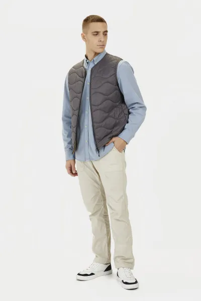 Košeľa Camel Active Longsleeve Shirt Smoke Blue