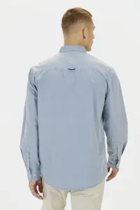 Košeľa Camel Active Longsleeve Shirt Smoke Blue
