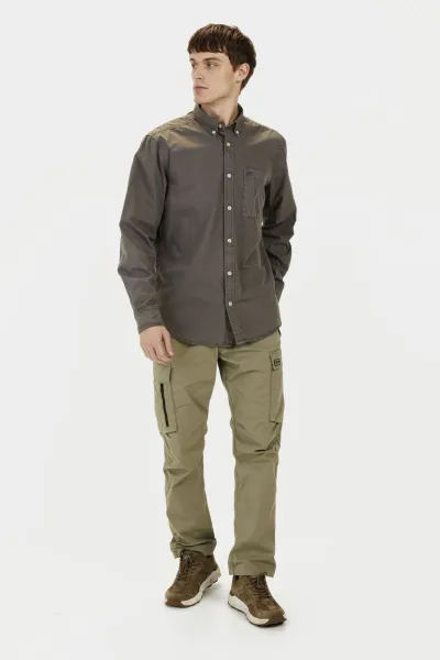 Košeľa Camel Active Longsleeve Shirt Anthra
