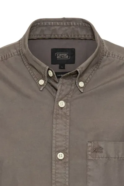 Košeľa Camel Active Longsleeve Shirt Anthra