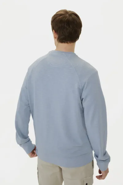 Mikina Camel Active Sweatshirt Smoke Blue