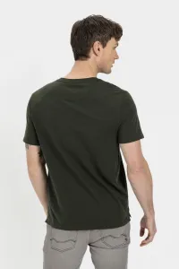 Tričko Camel Active Nos Henley 1/2 Leaf Green