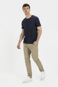 Tričko Camel Active Nos Henley 1/2 Night Blue