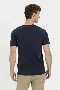 Tričko Camel Active Nos Henley 1/2 Night Blue