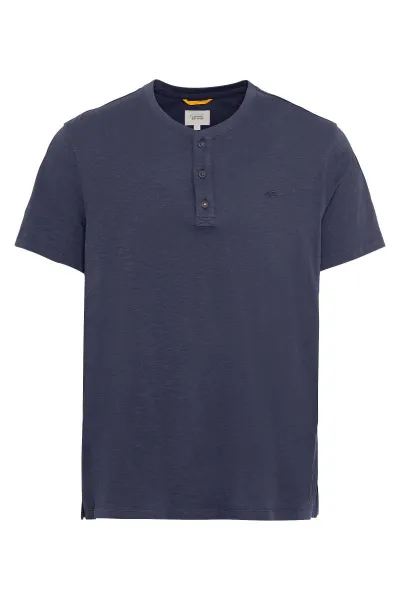 Tričko Camel Active Nos Henley 1/2 Night Blue