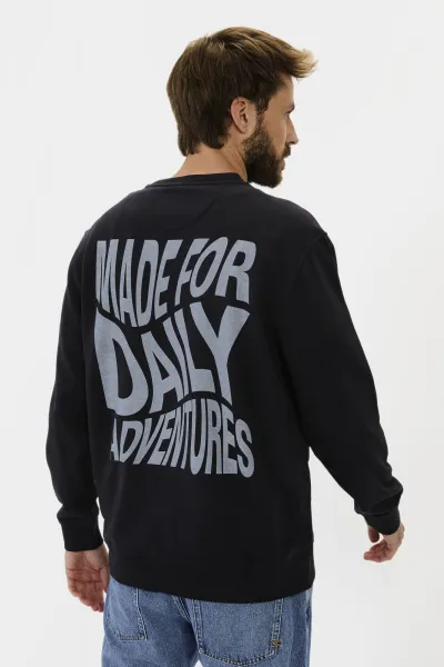 Mikina Camel Active Sweatshirt Dark Indigo