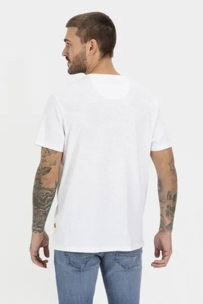 Tričko Camel Active Nos Henley 1/2 White