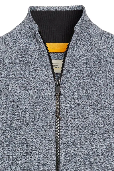 Sveter Camel Active Knitted Jacket Dark Indigo