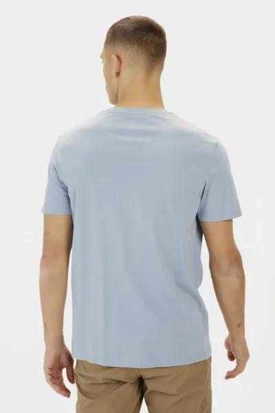Tričko Camel Active T-Shirt 1/2 Arm Smoke Blue