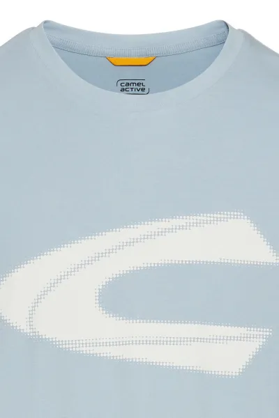 Tričko Camel Active T-Shirt 1/2 Arm Smoke Blue