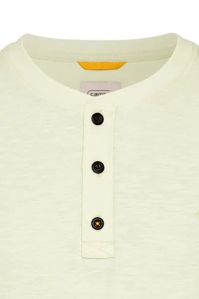 Tričko Camel Active Henley 1/2 Arm Pale Mint