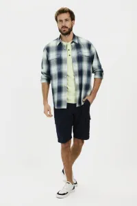 Tričko Camel Active Henley 1/2 Arm Pale Mint