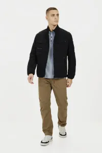 Tričko Camel Active Henley 1/2 Arm Smoke Blue